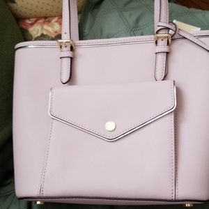 Michael Kors saffiano frame tote